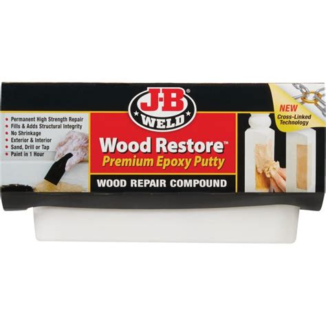 Buy J B Weld Wood Restore Premium Epoxy Putty 12 Oz