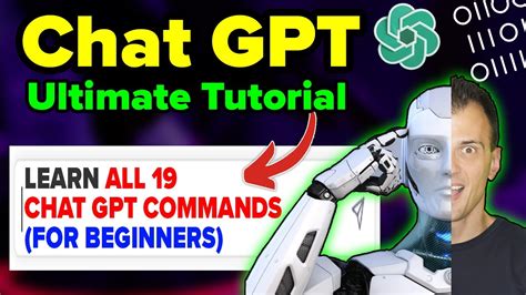Chatgpt Tutorial For Beginners How To Use Every Chat Gpt Command
