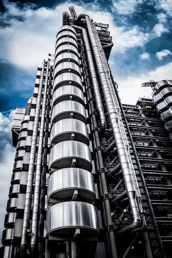Futuristic Architecture With Famous Lloyds Building London