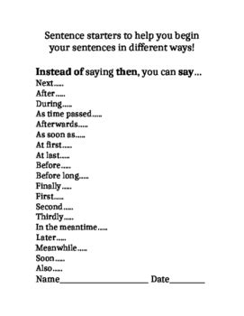 Narrative Writing Prompts Descriptive Adjectives Lists Dialogue SBA Prep