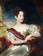 Future Queen D. Maria II (1834) went to England