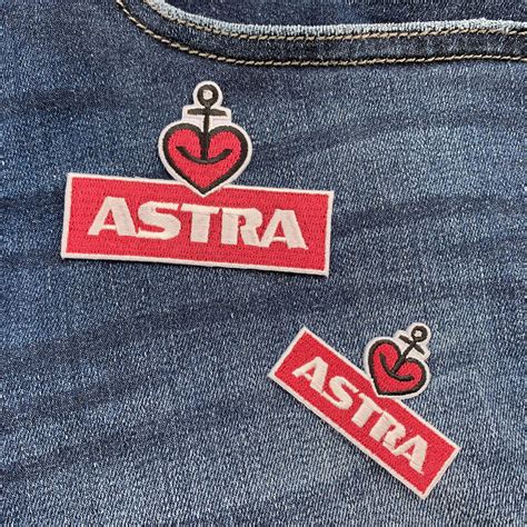 Astra Aufbügler Aufnäher Set 2 Stück Astra Shop