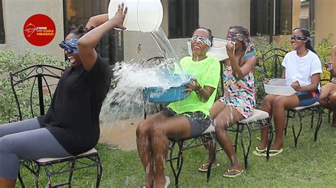 water challenge with my sisters🤦‍♀️🤦‍♂️😂😂 the blindfold water bucket challenge youtube
