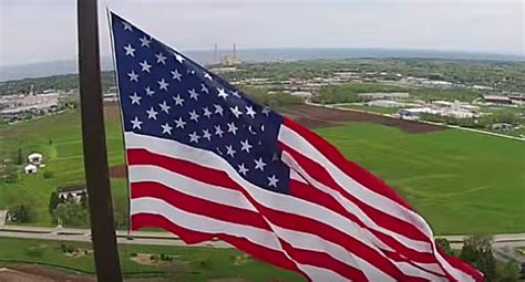 Largest Flagpole In America Is In Wisconsin Twice As Tall As Mayo