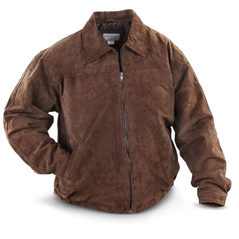 Vintage Suede Bomber Jacket 203614 Insulated Jackets And Coats At