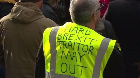 Six Pro Brexit Protesters Charged After London Yellow Vest March Bbc News