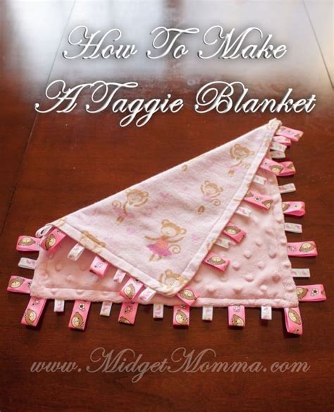 Easy Diy Lovie Taggie Blanket Tutorial