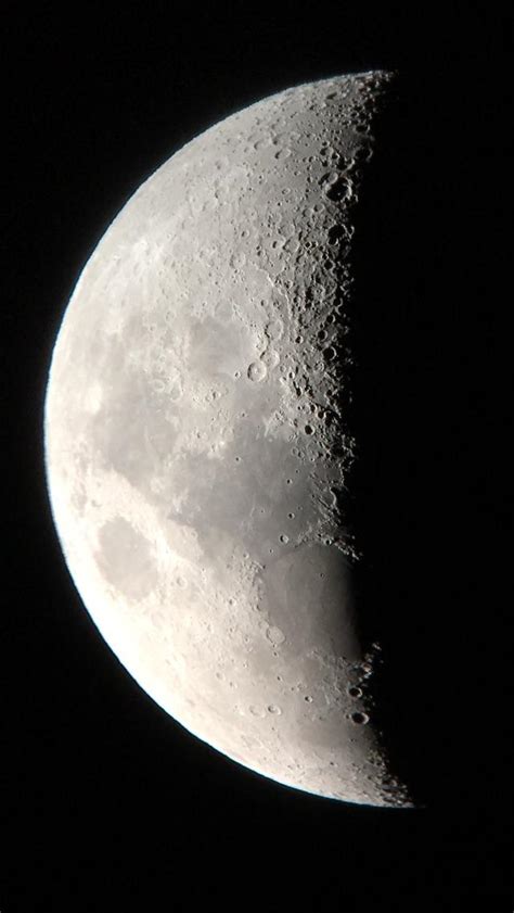 First Photo Of Moon Through New Telescope Astronomy
