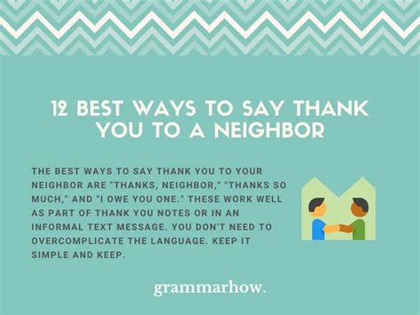 12 Best Ways To Say Thank You To A Neighbor 2022