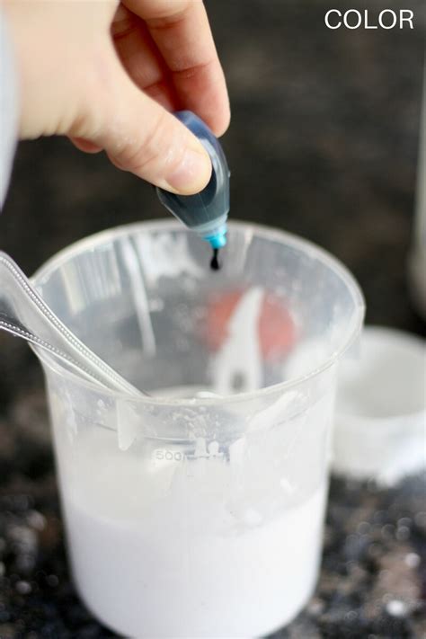 Slime you can hold and touch. How To Make Corn Starch Slime Recipe with Glue for Kids