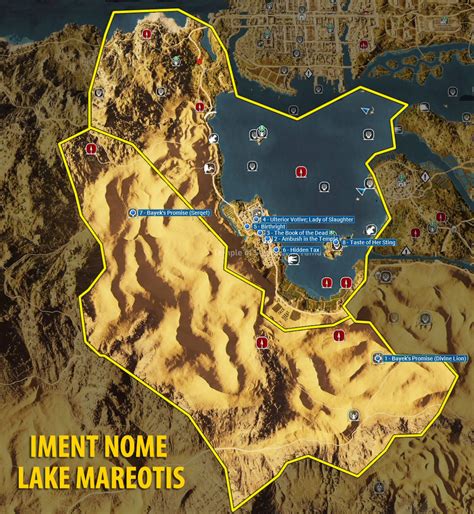 Assassin S Creed Origins Lake Mareotis Side Quests Guide Segmentnext