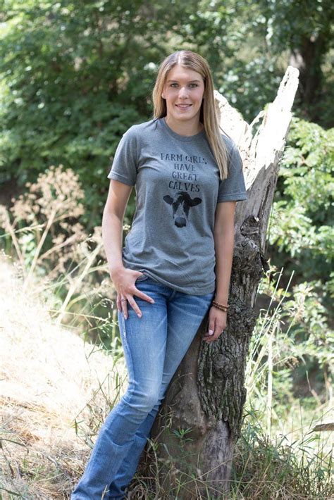 Farm Girls Have Great Calves Tee Farm Girl Shirt Farm Girl Country