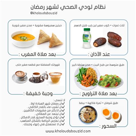 افضل نظام غذائي لانقاص الوزن في رمضان