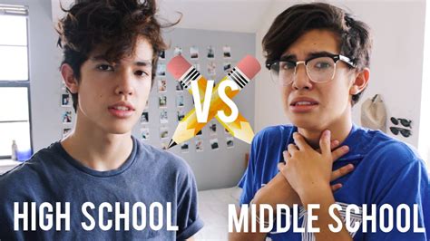 Middle School Vs High School Youtube