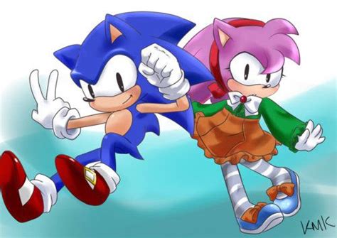 Sonic And Amys Son And Daughter So Cute Sonic Classic Sonic