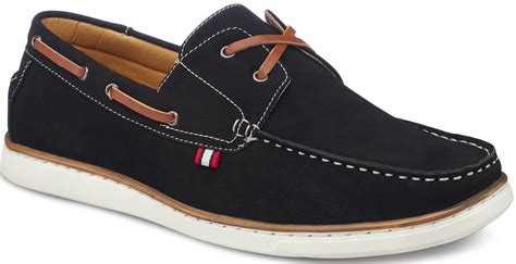 Members Only Mens Deck Boat Shoes Black 10