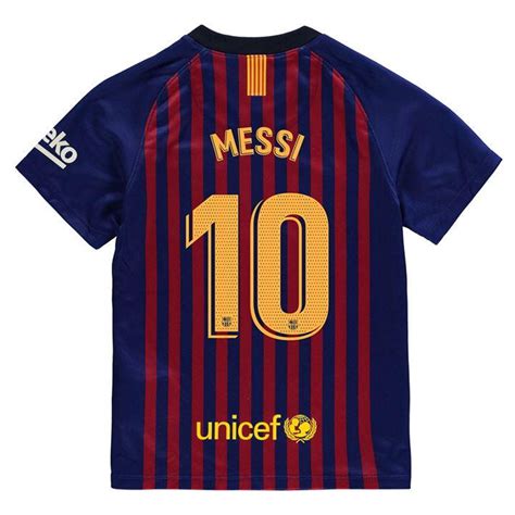 Nike Barcelona 2019 Home Boys Messi Jersey Soccer Plus