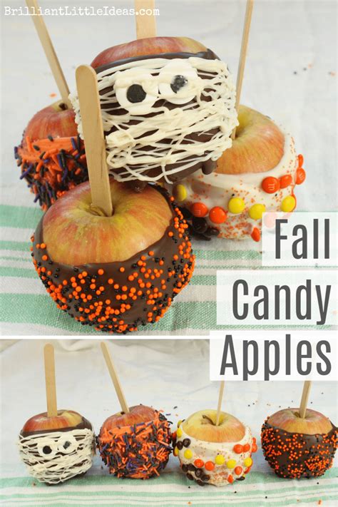 Simple Fall Candy Apples Brilliant Little Ideas