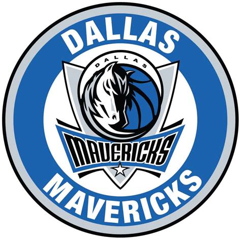 Dallas Mavericks Circle Logo Vinyl Decal Sticker 5 Sizes Sportz
