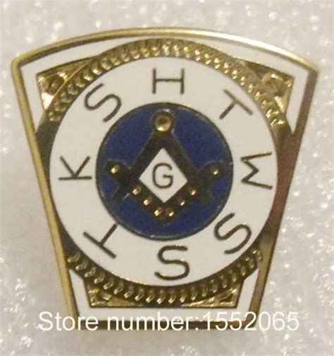 custom lapel pins wholesale 100pcs holy royal arch freemason masonic lapel pin badge emblem in
