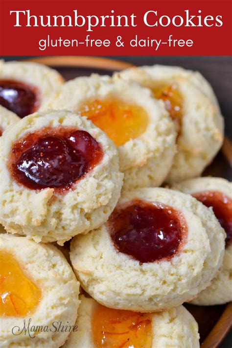 Thanks to enjoy life for sponsoring these flourless chocolate cookies recipe as part of our ongoing partnership. Gluten-Free Thumbprint Cookies (Dairy-Free) - MamaShire