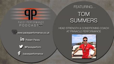 Pacey Performance Podcast Tom Summers Youtube