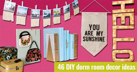 We have hundreds of diy projects and craft ideas to inspire you, plus all of the crafting tools and techniques to help you get started. Cool DIY Dorm Room Decor Projects - DIYCraftsGuru