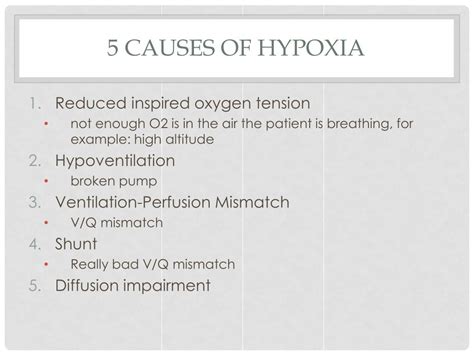 Ppt Hypoxia The Basics Powerpoint Presentation Free Download Id