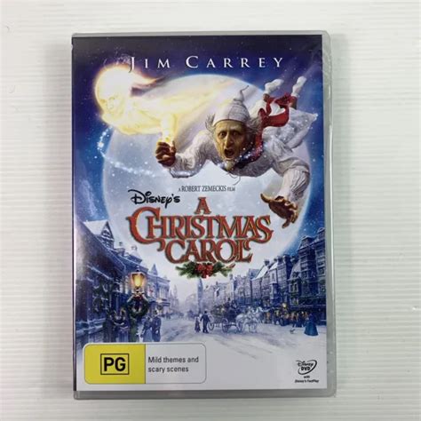 A Christmas Carol Jim Carrey Disney Dvd R4 New Sealed Classic Eur 888