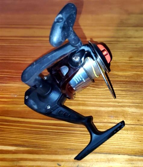 🐟matzuo Mz 230 Red And Blue Fishing Spinning Reel In Smooth Working