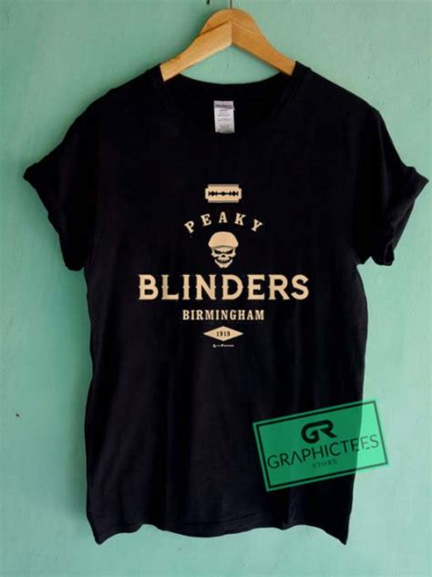 Peaky Blinders Birmingham 1919 Graphic Tee Shirts Graphicteestore