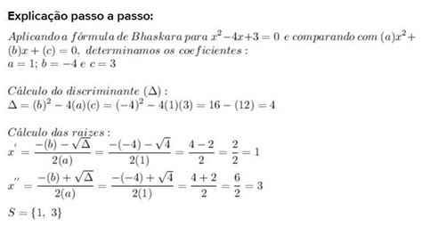 Determine os zeros ou raízes das equações do 2º grau abaixo seguindo a