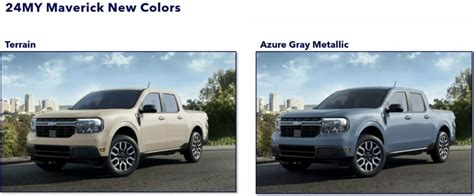 2024 Ford Maverick Colors Linea Pamelina