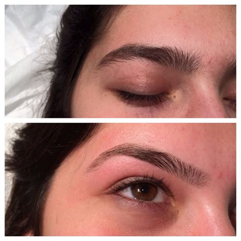Eyebrows Before And After