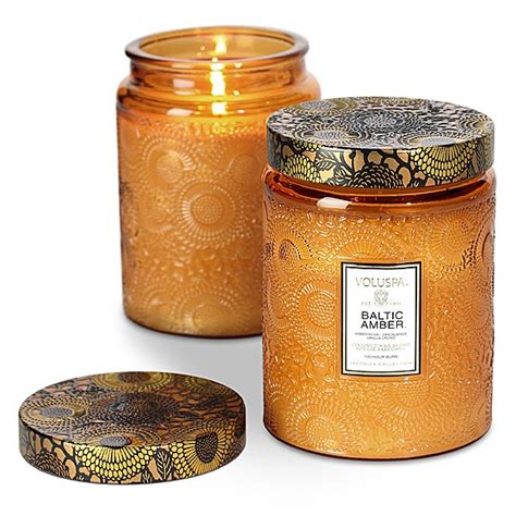 Voluspa Baltic Amber Scented Candle Candle Delirium
