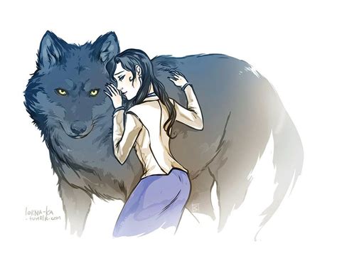 Snow Wolf By Lorna Ka On Deviantart Anime Wolf Fantasy Wolf Snow Wolf