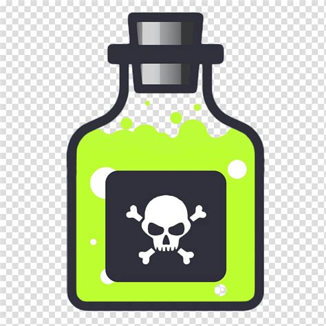 Glass Bottle Poisoning Poison Transparent Background PNG Clipart