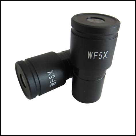 A Pair Wf5x Wide Angle Biological Microscope Eyepiece Lens For Medical