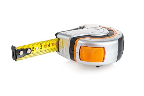 Tape Measure Measuring Ruler Construction Measuring Tape Isolated On