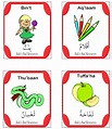 Arabic Flash cards with English Pronunciation | Flashcards, Arabic kids ...