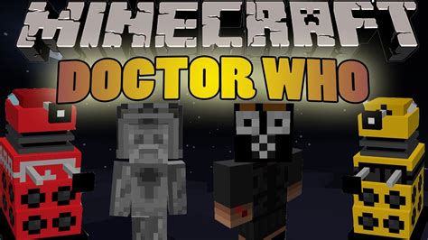 Minecraft Doctor Who Mod 147 Daleks Cybermen