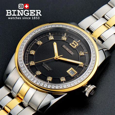 Buy 2019 Switzerland Wristwatches Binger 18k Gold