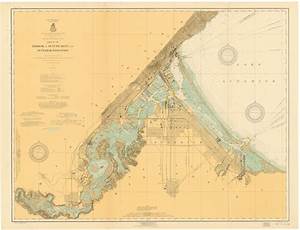 Duluth Map Superior Harbor Historical Chart 1919 Etsy