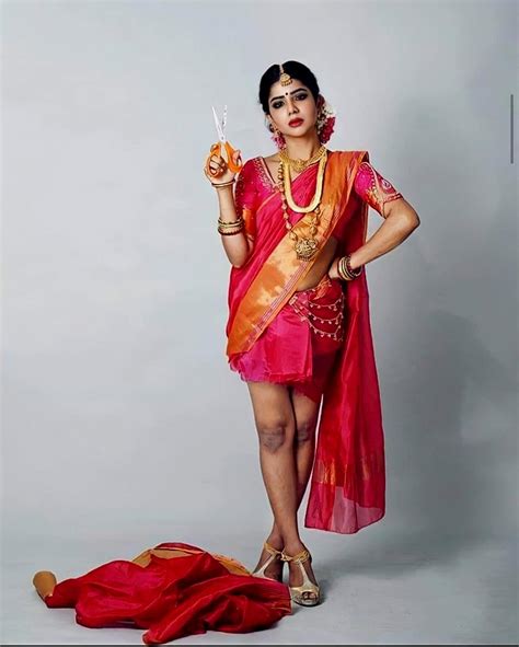 Pavithra Lakshmi Sexy Thigh Show In Half Saree Latest Photoshoot Stills Actress Photos