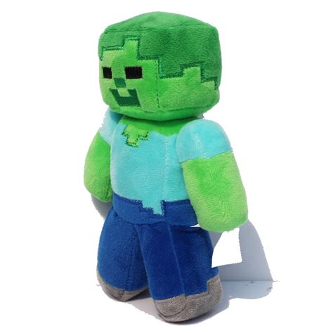Boneco Personagem Em Pelúcia Do Jogo Minecraft Zumbi Promoca R 3490