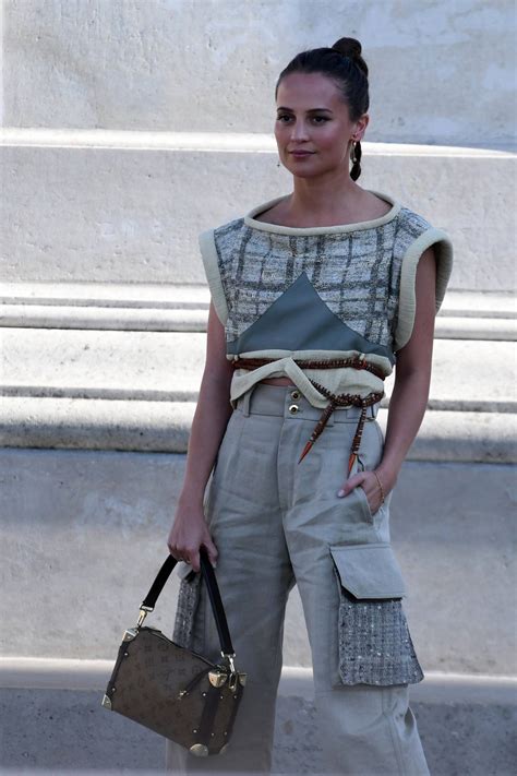 Alicia Vikander Louis Vuitton Womenswear SS 2023 Show As Part Of
