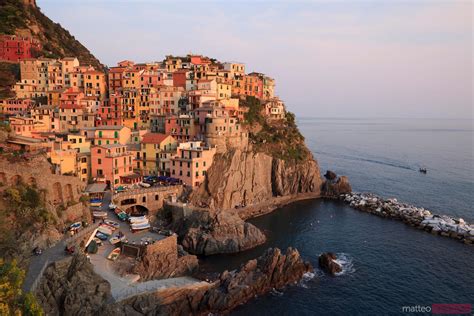 Matteo Colombo Photography Manarola At Sunset In The Cinque Terre