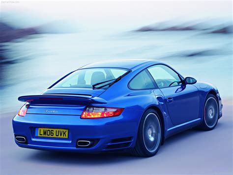 2007 Blue Porsche 911 Turbo Wallpapers