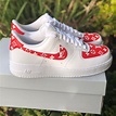 Image of Air Force 1 “Supreme Louis Vuitton” (with front and back tab ...