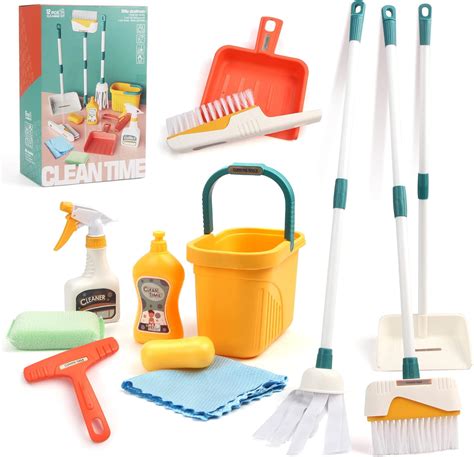 Joyfia Kids Cleaning Set 12 Piece Toy Cleaning Set